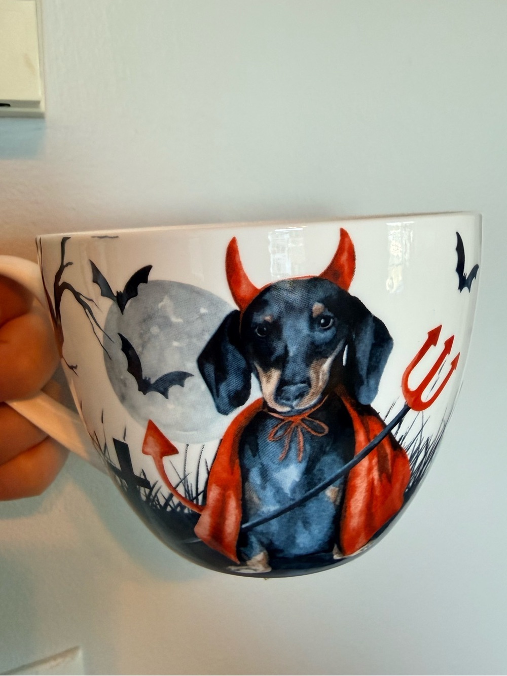 Daschund Devil Mug